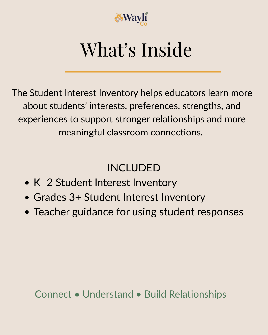 Student Interest Inventory