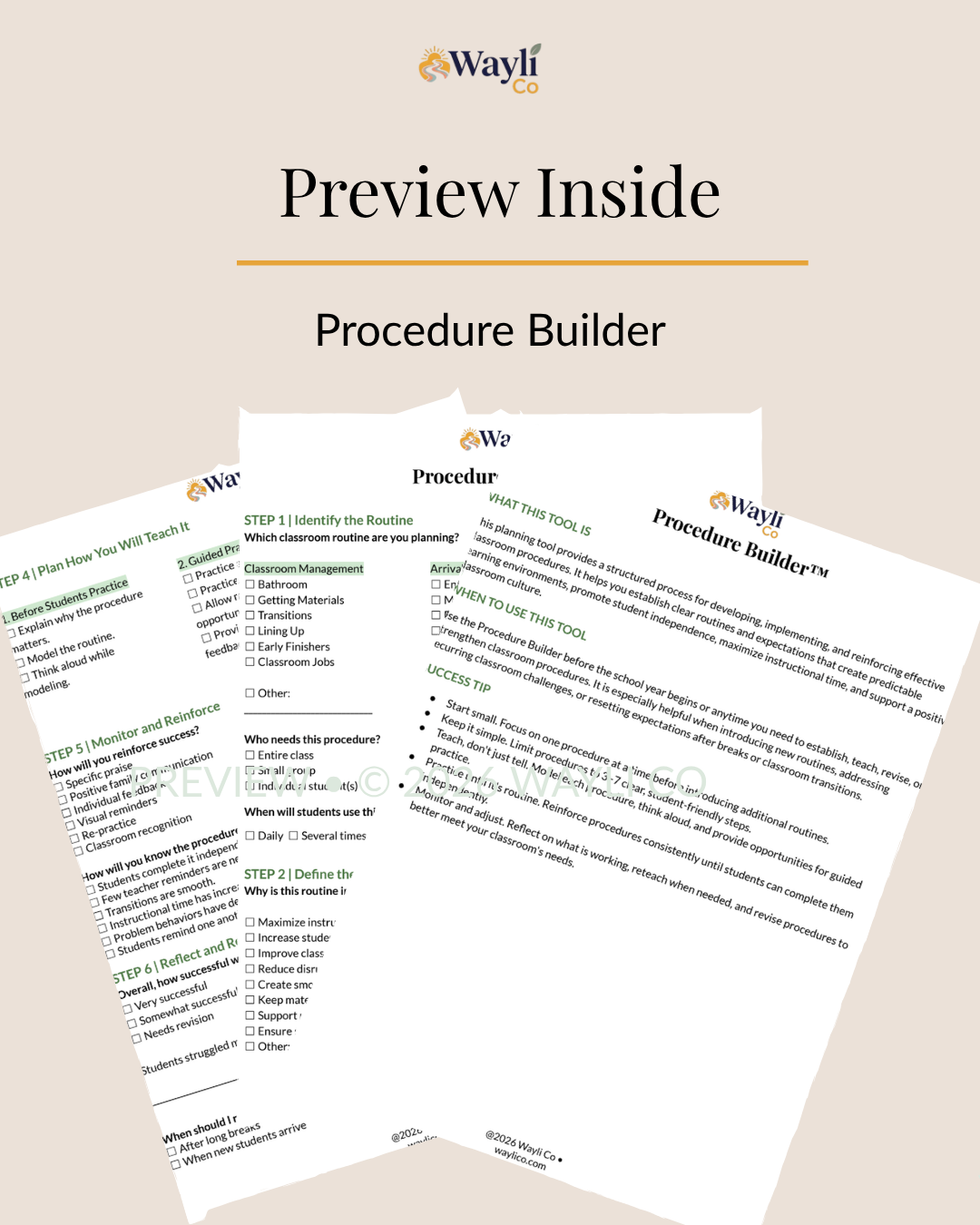 Procedure Builder