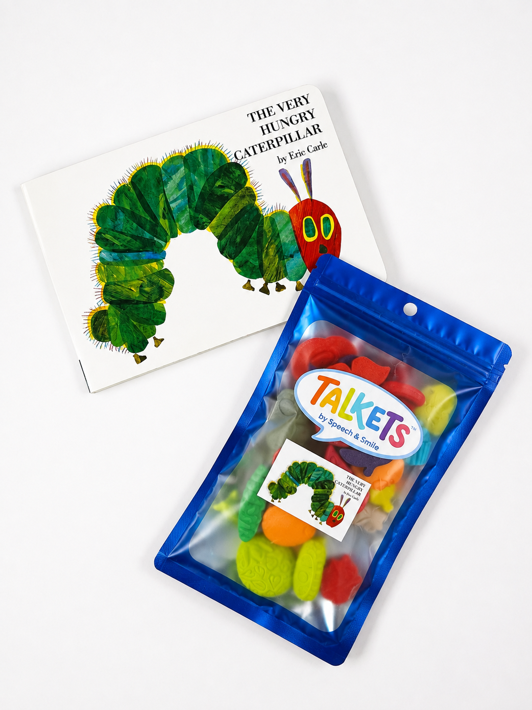 Very Hungry Caterpillar Story Set | Animal Story Objects | Speech Therapy Story Retell Props Talkets™ Mini Objects