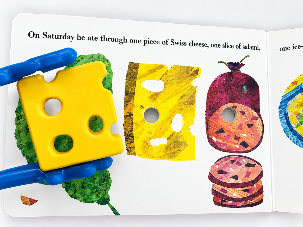 Very Hungry Caterpillar Story Set | Animal Story Objects | Speech Therapy Story Retell Props Talkets™ Mini Objects
