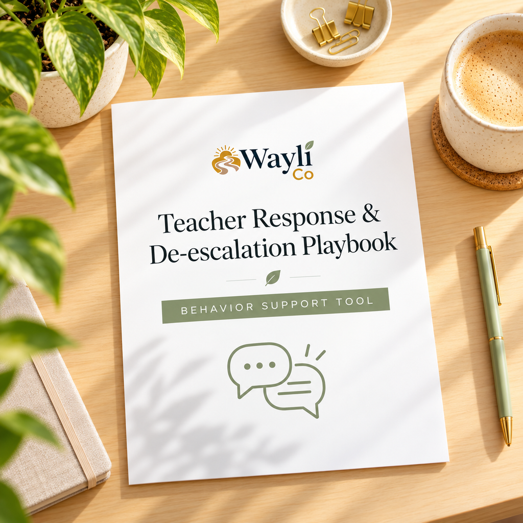 Teacher Response & De-escalation Playbook