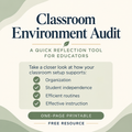Classroom Environment Audit