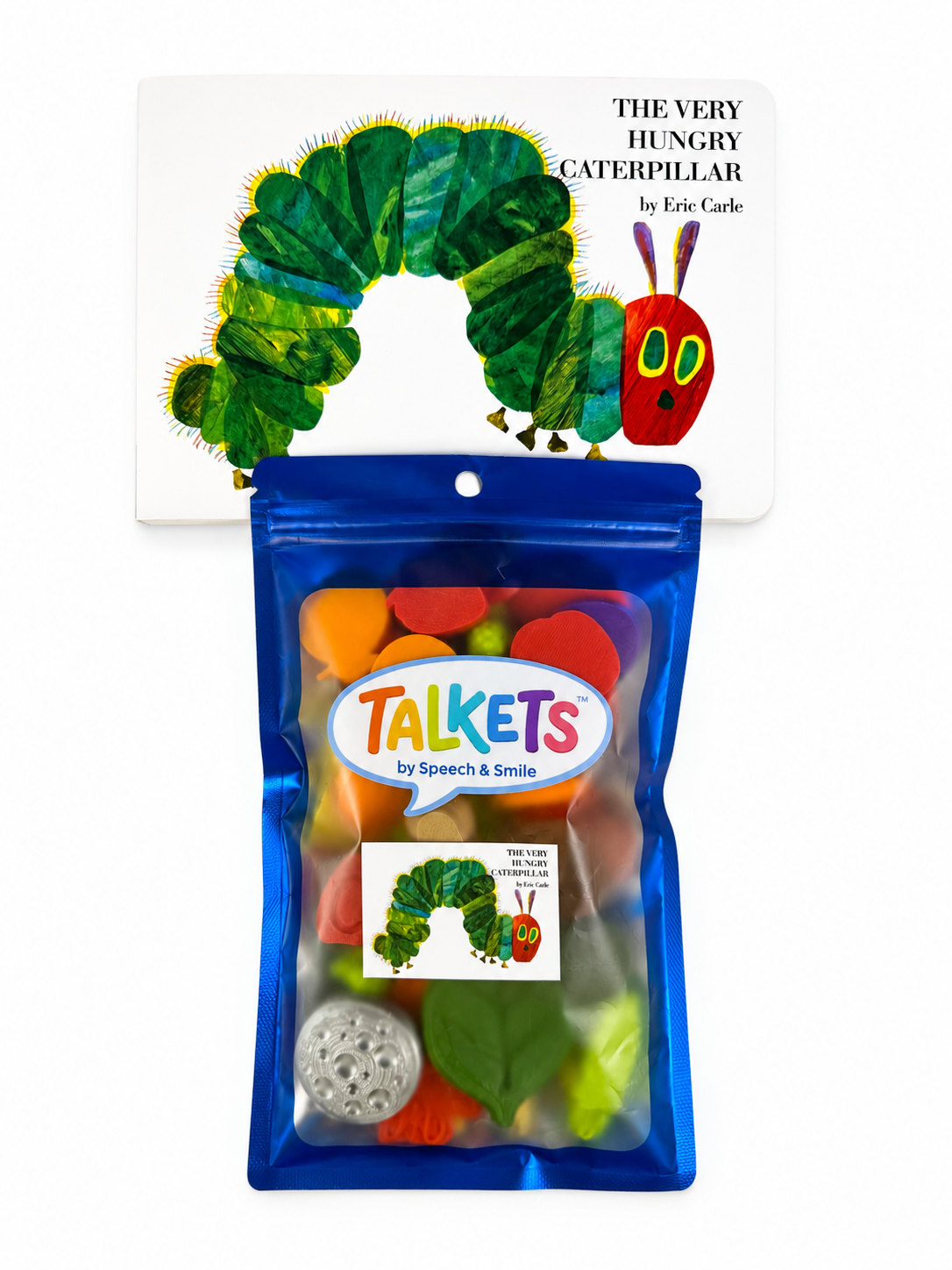 Very Hungry Caterpillar Story Set | Animal Story Objects | Speech Therapy Story Retell Props Talkets™ Mini Objects