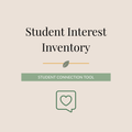 Student Interest Inventory