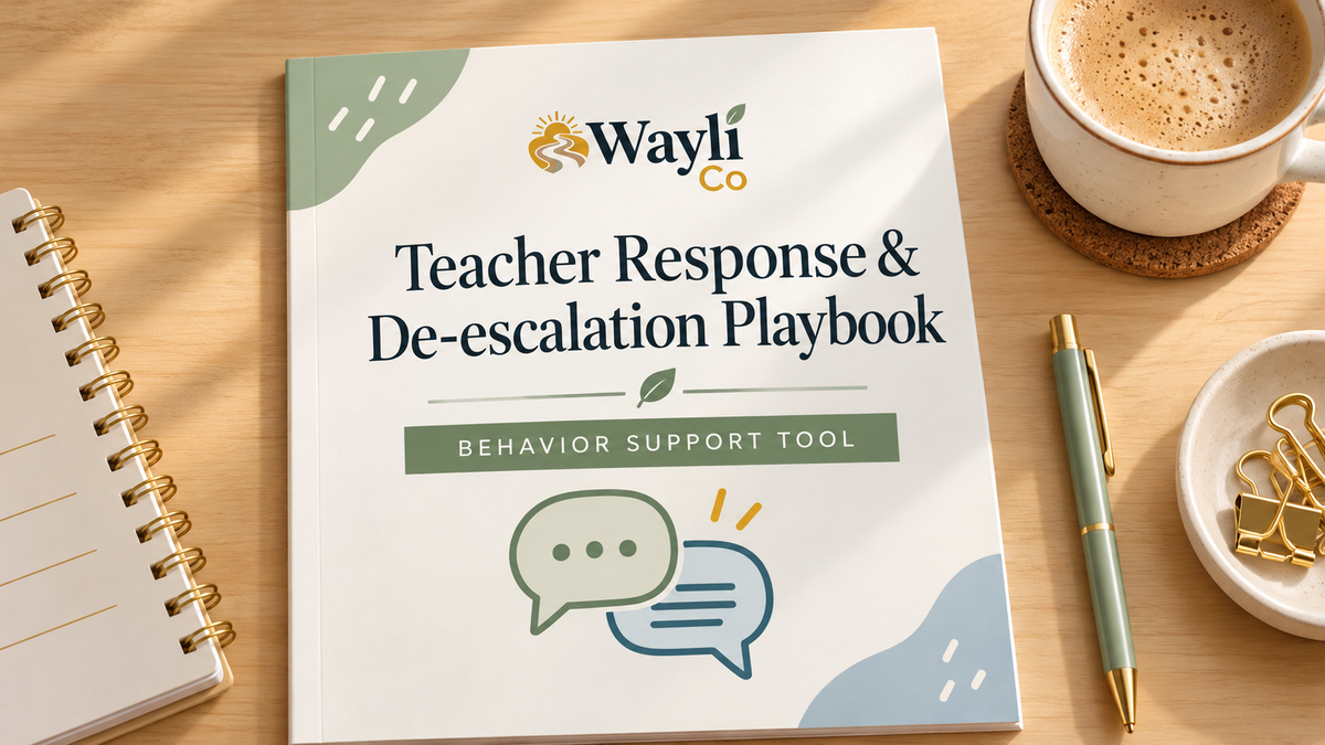 Teacher Response & De-escalation Playbook