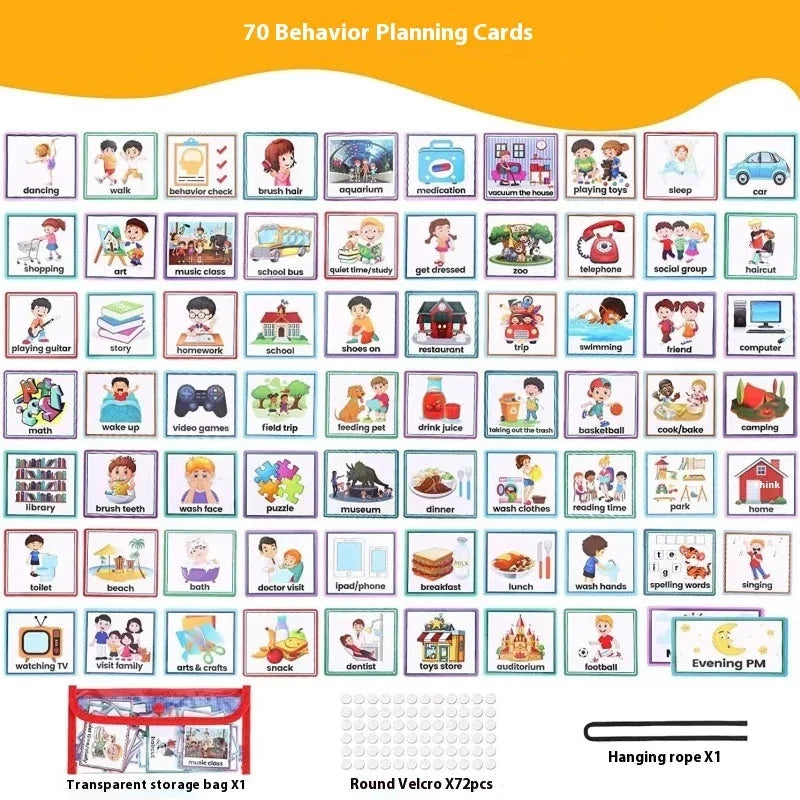 Children's Visual Schedule Chart