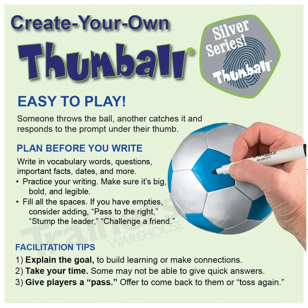 Create-your-own Thumball 6" w/ Permanent Marker