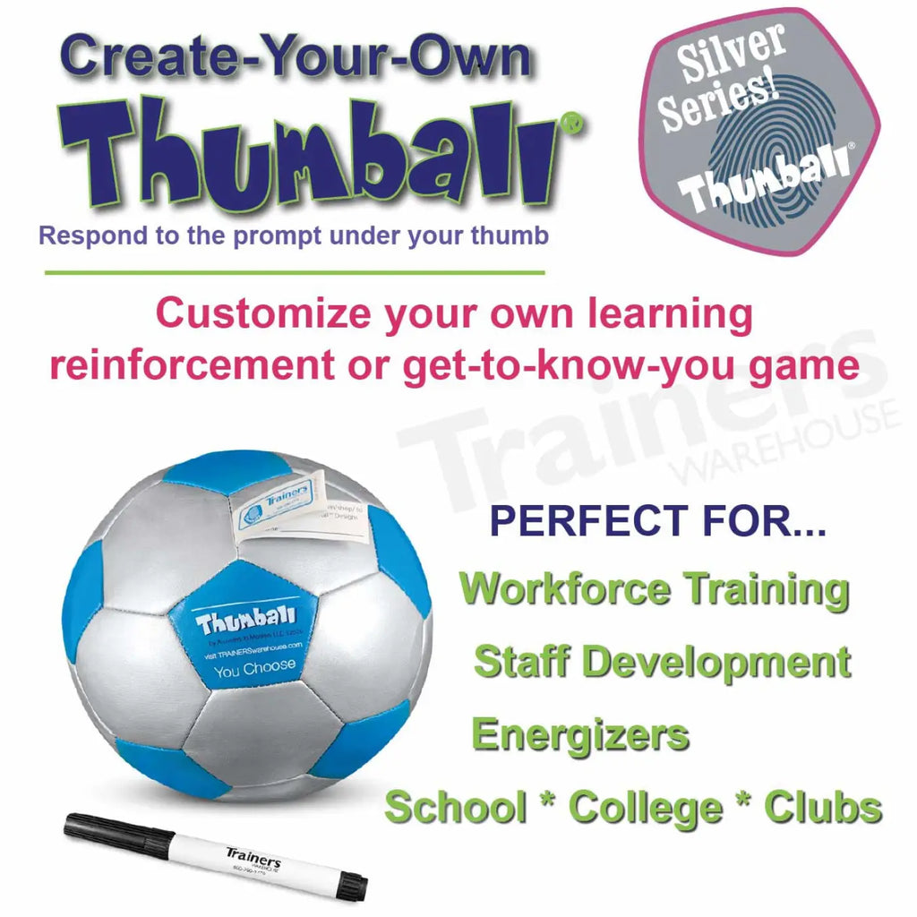 Create-your-own Thumball 6" w/ Permanent Marker