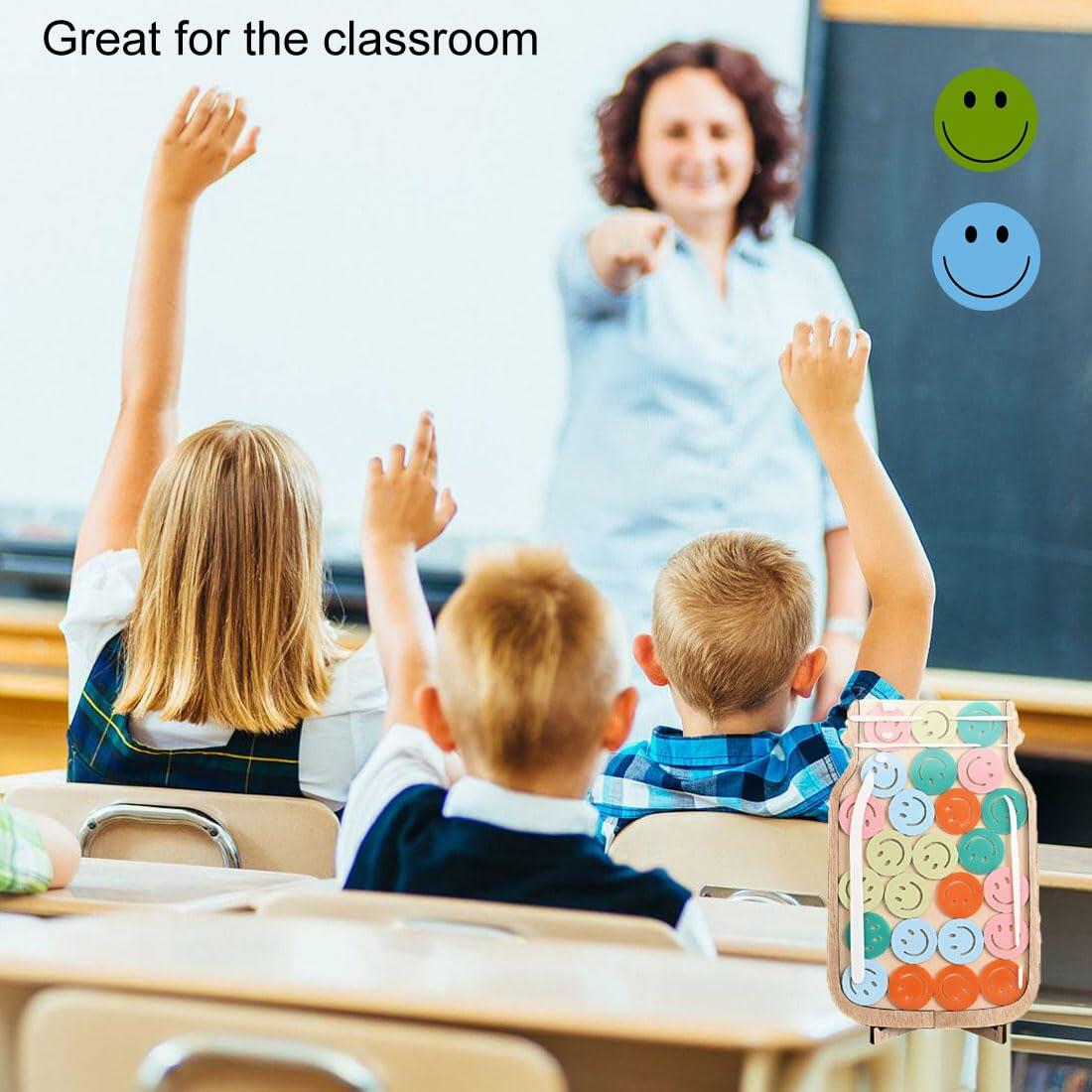 Goodangie00 Magnetic Reward Jar Classroom Board Kids Potty Training Wood Love